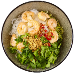 Glasnudelsalat (scharf)